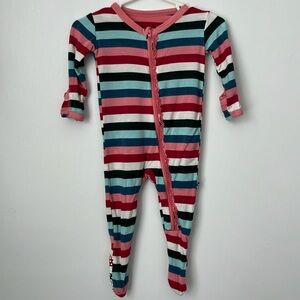 Kickee Pants Footie Pjs with Ruffles on Bum.  Size 3-6M.